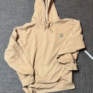 Carhartt Vista Tan Hooded Sweatshirt Pullover